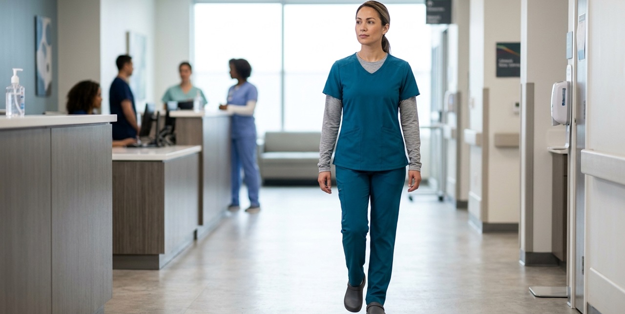 scrubs and accessories